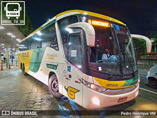 Empresa Gontijo de Transportes 18565 na cidade de Belo Horizonte, Minas Gerais, Brasil, por Pedro Henrique VM. ID da foto: 9593921.