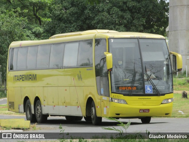 Viação Itapemirim 45501 na cidade de Teresina, Piauí, Brasil, por Glauber Medeiros. ID da foto: 9596071.