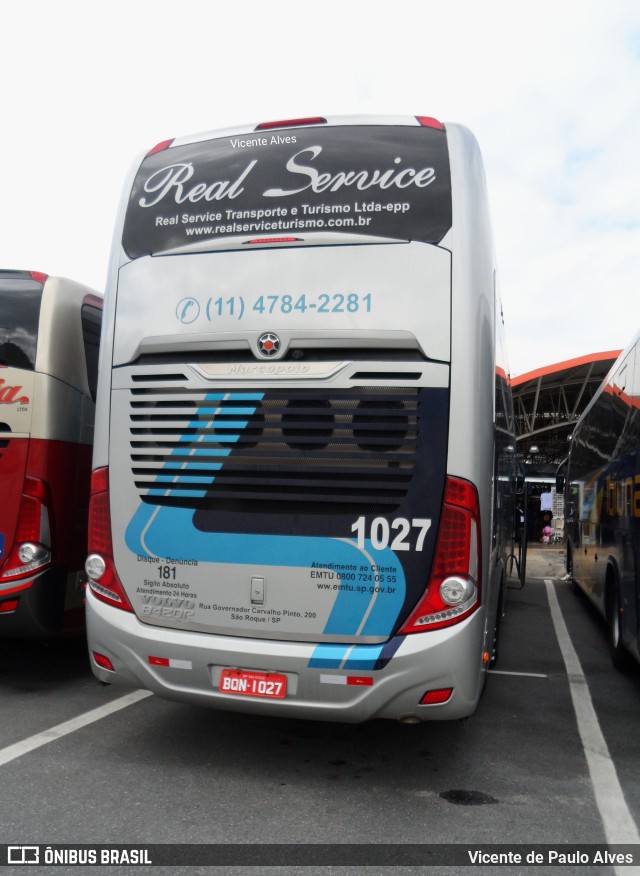 Real Service Turismo 1027 na cidade de Aparecida, São Paulo, Brasil, por Vicente de Paulo Alves. Número da foto: #9593369.