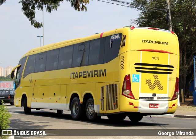 Viação Itapemirim 60033 na cidade de São Paulo, São Paulo, Brasil, por George Miranda. ID da foto: 9595358.