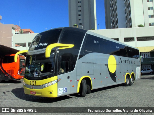Viação Nordeste 2101 na cidade de Fortaleza, Ceará, Brasil, por Francisco Dornelles Viana de Oliveira. Número da foto: #9594643.