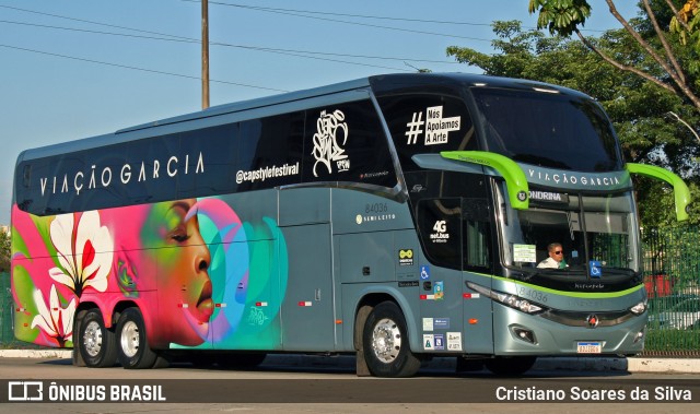 Viação Garcia 84036 na cidade de São Paulo, São Paulo, Brasil, por Cristiano Soares da Silva. Número da foto: #9595446.
