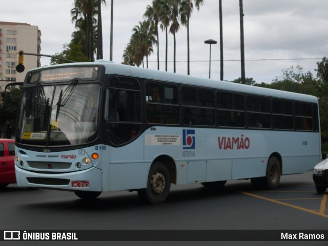 Empresa de Transporte Coletivo Viamão 8100 na cidade de Porto Alegre, Rio Grande do Sul, Brasil, por Max Ramos. ID da foto: 9593902.