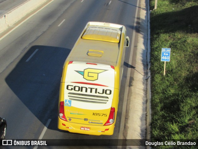 Empresa Gontijo de Transportes 18575 na cidade de Belo Horizonte, Minas Gerais, Brasil, por Douglas Célio Brandao. ID da foto: 9594463.