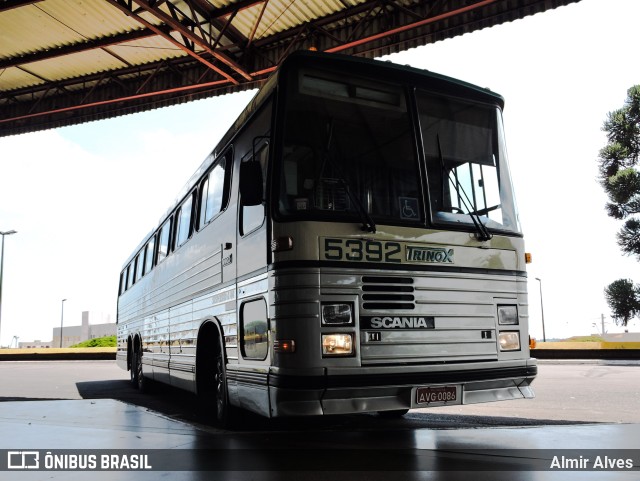 Viação Garcia 5392 na cidade de Londrina, Paraná, Brasil, por Almir Alves. Número da foto: #9594402.