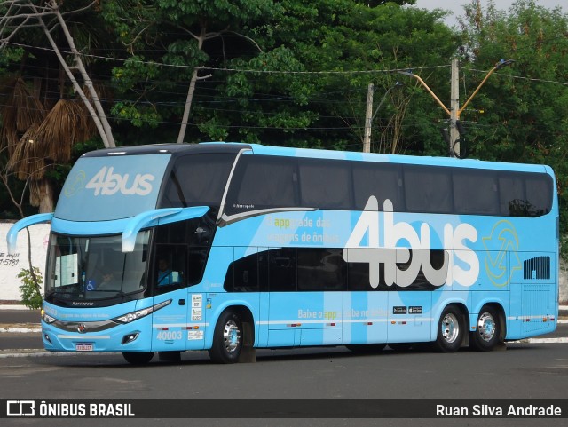 4bus - Cooperativa de Transporte Rodoviário de Passageiros Serviços e Tecnologia - Buscoop 40003 na cidade de Teresina, Piauí, Brasil, por Ruan Silva Andrade. ID da foto: 9593819.