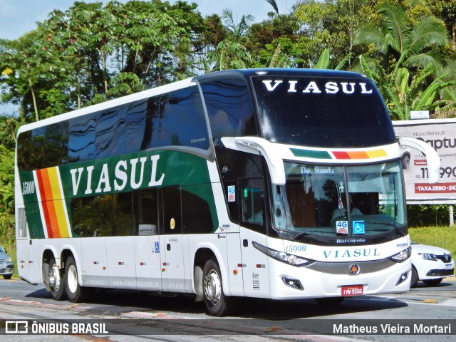 Viasul - Auto Viação Venâncio Aires 15000 na cidade de Joinville, Santa Catarina, Brasil, por Matheus Vieira Mortari. ID da foto: 9595521.