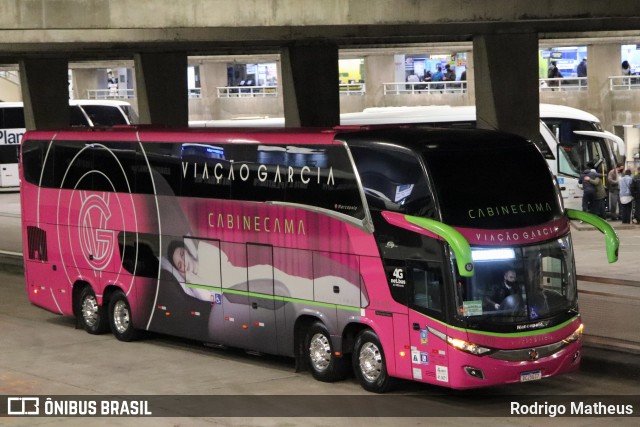 Viação Garcia 86105 na cidade de Curitiba, Paraná, Brasil, por Rodrigo Matheus. Número da foto: #9600396.