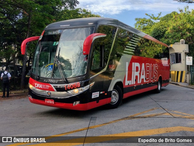 Lirabus 14068 na cidade de São Paulo, São Paulo, Brasil, por Espedito de Brito Gomes. ID da foto: 9597876.