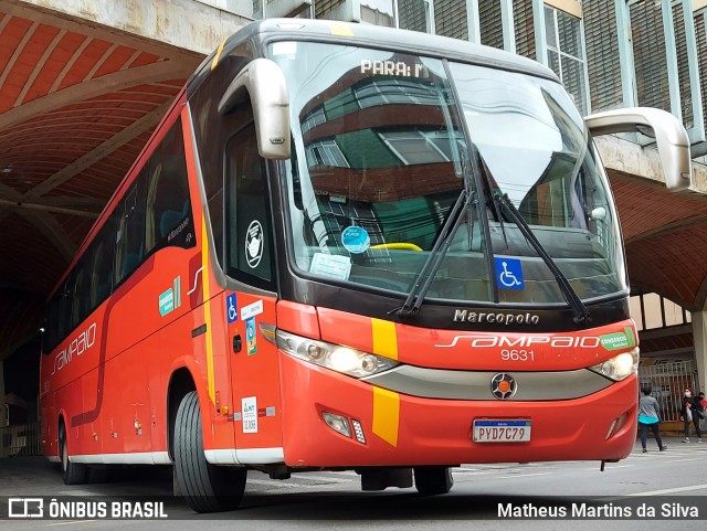 Viação Sampaio 9631 na cidade de Barra Mansa, Rio de Janeiro, Brasil, por Matheus Martins da Silva. ID da foto: 9597175.