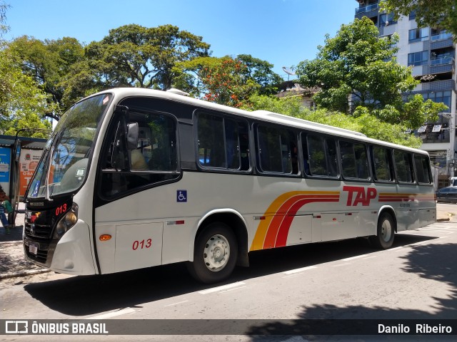 TAP Turismo e Fretamento 013 na cidade de Barra do Piraí, Rio de Janeiro, Brasil, por Danilo  Ribeiro. ID da foto: 9599107.