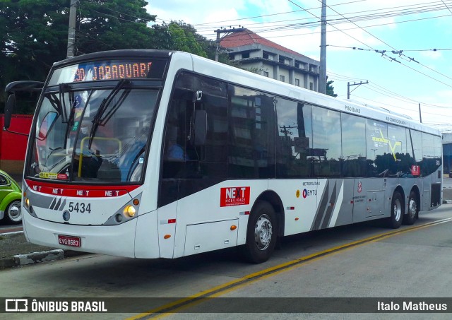 Next Mobilidade - ABC Sistema de Transporte 5434 na cidade de São Paulo, São Paulo, Brasil, por Italo Matheus. ID da foto: 9600439.