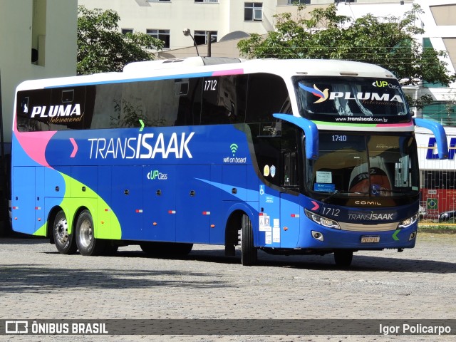 Trans Isaak Turismo 1712 na cidade de Divinópolis, Minas Gerais, Brasil, por Igor Policarpo. Número da foto: #9599549.