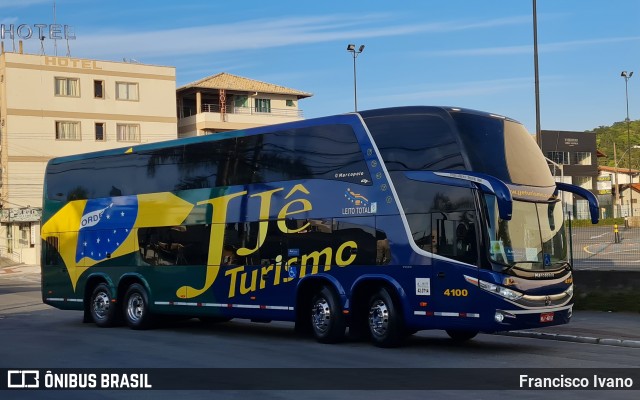 JJê Turismo 4100 na cidade de Balneário Camboriú, Santa Catarina, Brasil, por Francisco Ivano. ID da foto: 9600686.