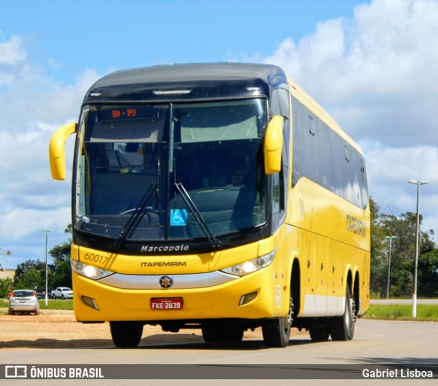 Viação Itapemirim 60017 na cidade de Santo Antônio de Jesus, Bahia, Brasil, por Gabriel Lisboa. ID da foto: 9597067.