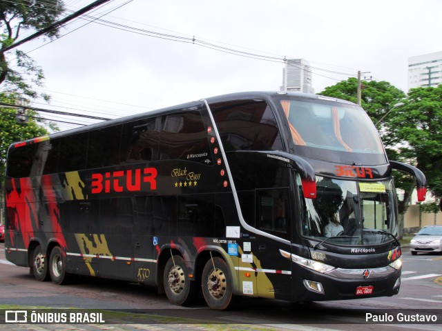 Bitur Transporte Coletivo e Turismo 1550 na cidade de Curitiba, Paraná, Brasil, por Paulo Gustavo. Número da foto: #9600597.