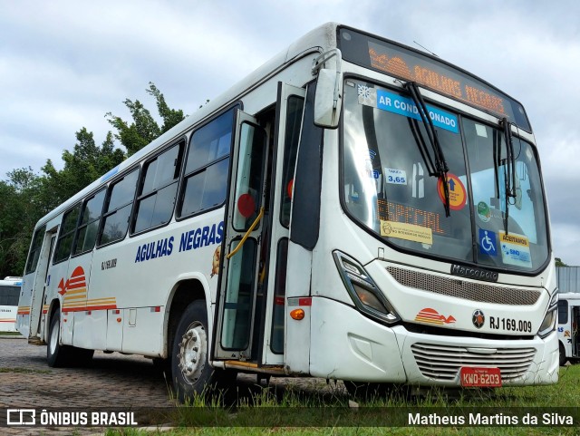 Viação Agulhas Negras RJ 169.009 na cidade de Volta Redonda, Rio de Janeiro, Brasil, por Matheus Martins da Silva. ID da foto: 9597026.