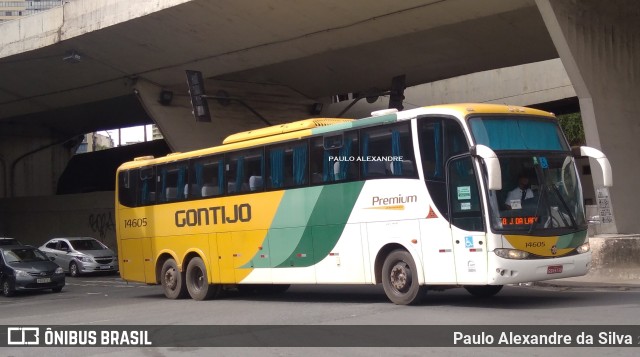 Empresa Gontijo de Transportes 14605 na cidade de Belo Horizonte, Minas Gerais, Brasil, por Paulo Alexandre da Silva. ID da foto: 9599522.