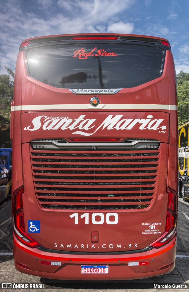 Santa Maria Fretamento e Turismo > Transportes Santa Maria(SP) 1100 na cidade de São Paulo, São Paulo, Brasil, por Marcelo Guerra. Número da foto: #9600641.