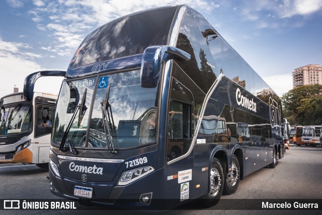 Viação Cometa 721309 na cidade de São Paulo, São Paulo, Brasil, por Marcelo Guerra. Número da foto: #9599746.