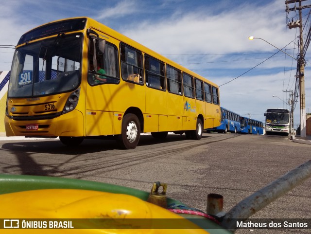 AVP - Auto Viação Paraíso 5216 na cidade de Aracaju, Sergipe, Brasil, por Matheus dos Santos. Número da foto: #9599604.