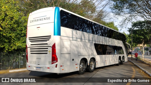 Auto Viação Catarinense 321302 na cidade de São Paulo, São Paulo, Brasil, por Espedito de Brito Gomes. Número da foto: #9598023.