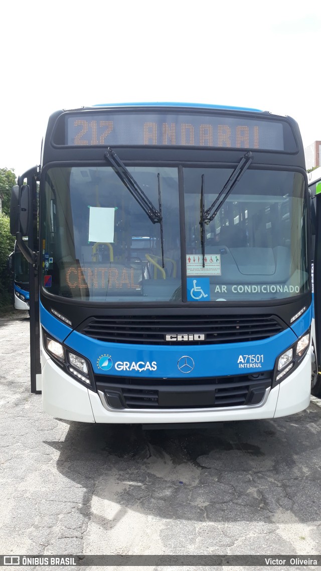 Viação Nossa Senhora das Graças A71501 na cidade de Rio de Janeiro, Rio de Janeiro, Brasil, por Victor  Oliveira. Número da foto: #9597349.