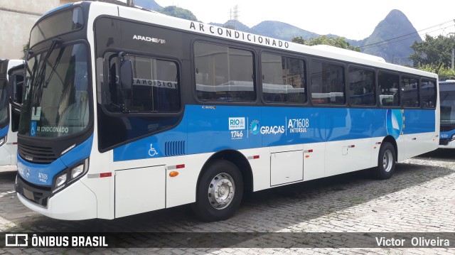 Viação Nossa Senhora das Graças A71608 na cidade de Rio de Janeiro, Rio de Janeiro, Brasil, por Victor  Oliveira. Número da foto: #9597279.