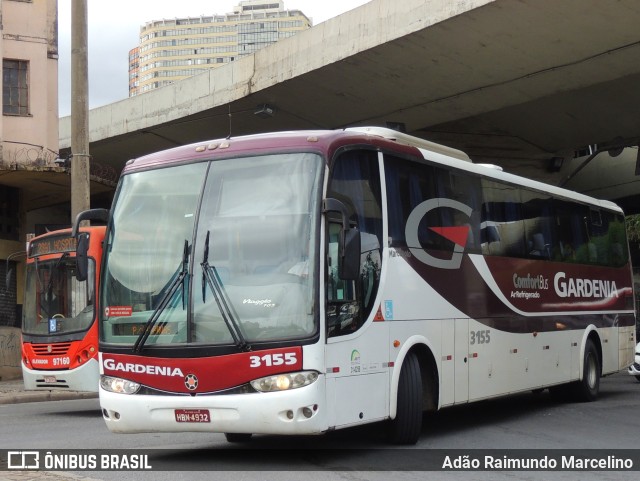 Expresso Gardenia 3155 na cidade de Belo Horizonte, Minas Gerais, Brasil, por Adão Raimundo Marcelino. ID da foto: 9600245.