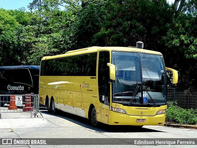 Viação Itapemirim 9551 na cidade de São Paulo, São Paulo, Brasil, por Edinilson Henrique Ferreira. ID da foto: 9599996.