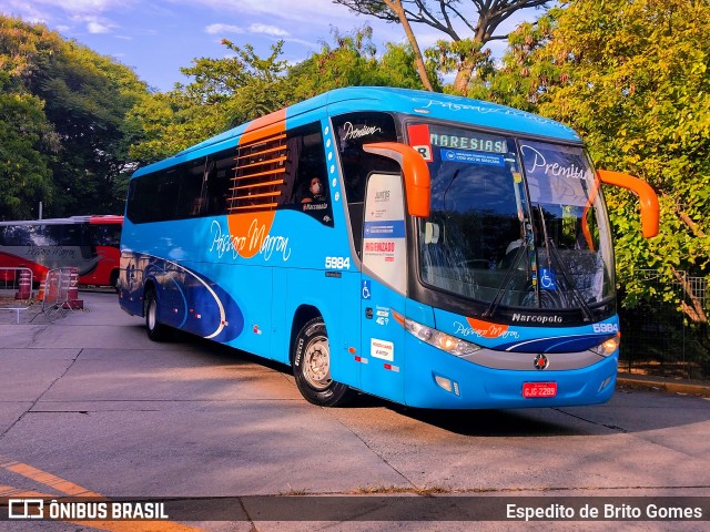 Empresa de Ônibus Pássaro Marron 5984 na cidade de São Paulo, São Paulo, Brasil, por Espedito de Brito Gomes. Número da foto: #9598038.