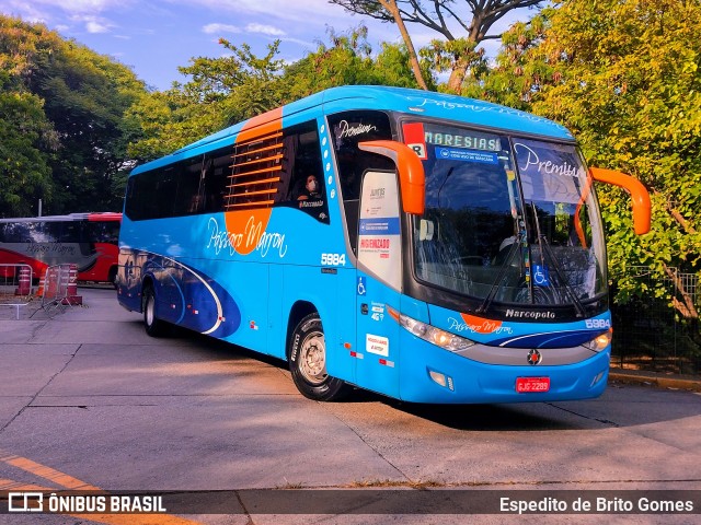 Empresa de Ônibus Pássaro Marron 5984 na cidade de São Paulo, São Paulo, Brasil, por Espedito de Brito Gomes. ID da foto: 9598038.