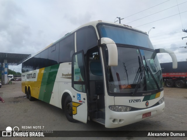 Empresa Gontijo de Transportes 17285 na cidade de Bayeux, Paraíba, Brasil, por Alexandre Dumas. ID da foto: 9597684.