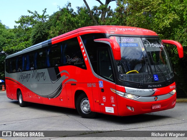 Empresa de Ônibus Pássaro Marron 5812 na cidade de São Paulo, São Paulo, Brasil, por Richard Wagner. ID da foto: 9598849.