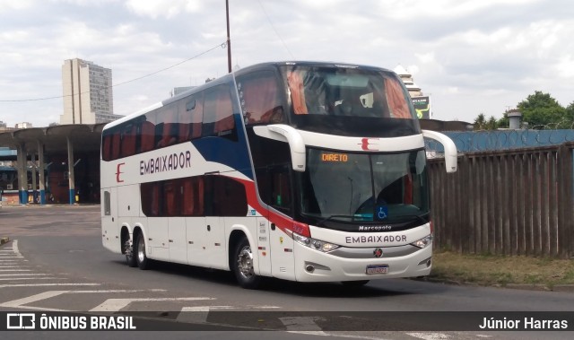 Expresso Embaixador 433 na cidade de Porto Alegre, Rio Grande do Sul, Brasil, por Júnior Harras. Número da foto: #9597751.
