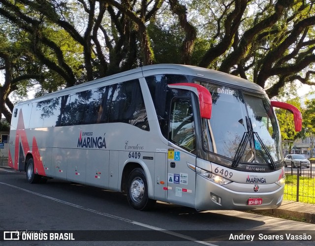 Expresso Maringá 6409 na cidade de Curitiba, Paraná, Brasil, por Andrey  Soares Vassão. ID da foto: 9597383.