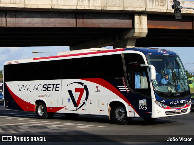 Viação Sete 025 na cidade de Teresina, Piauí, Brasil, por João Victor. Número da foto: #9600646.
