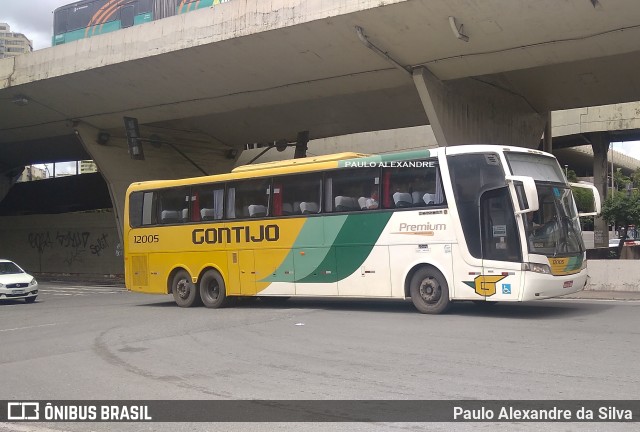 Empresa Gontijo de Transportes 12005 na cidade de Belo Horizonte, Minas Gerais, Brasil, por Paulo Alexandre da Silva. ID da foto: 9599588.