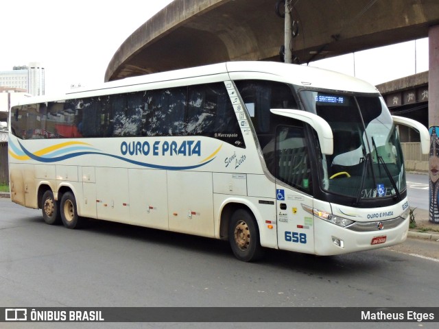 Viação Ouro e Prata 658 na cidade de Porto Alegre, Rio Grande do Sul, Brasil, por Matheus Etges. ID da foto: 9600748.