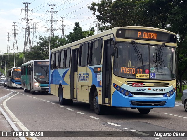 Master Transportes Coletivos de Passageiros RJ 159.029 na cidade de Nova Iguaçu, Rio de Janeiro, Brasil, por Augusto César. Número da foto: #9597723.