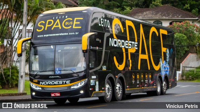 Expresso Nordeste 5420 na cidade de Joinville, Santa Catarina, Brasil, por Vinicius Petris. Número da foto: #9598561.
