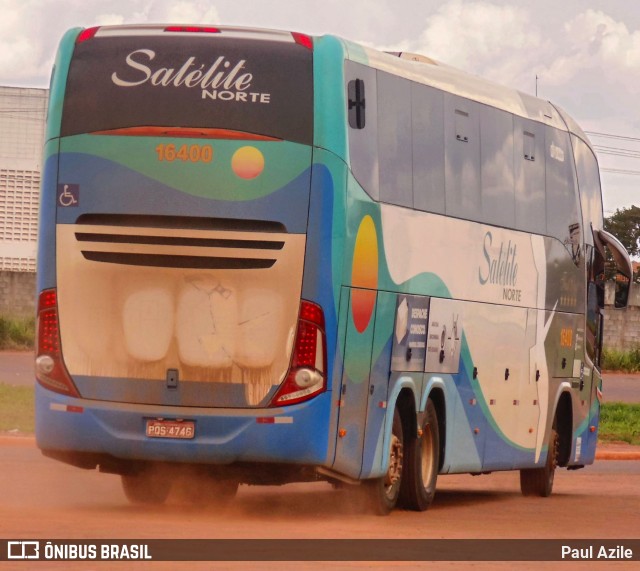 Expresso Satélite Norte 16400 na cidade de Gurupi, Tocantins, Brasil, por Paul Azile. Número da foto: #9599469.