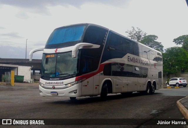 Expresso Embaixador 423 na cidade de Porto Alegre, Rio Grande do Sul, Brasil, por Júnior Harras. Número da foto: #9597730.