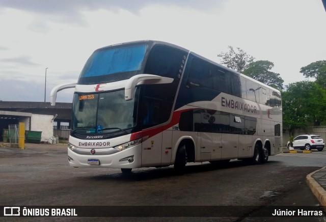 Expresso Embaixador 423 na cidade de Porto Alegre, Rio Grande do Sul, Brasil, por Júnior Harras. ID da foto: 9597730.