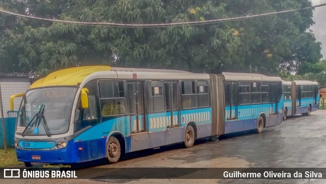 Metrobus 1038 na cidade de Goiânia, Goiás, Brasil, por Guilherme Oliveira da Silva. ID da foto: 9604666.