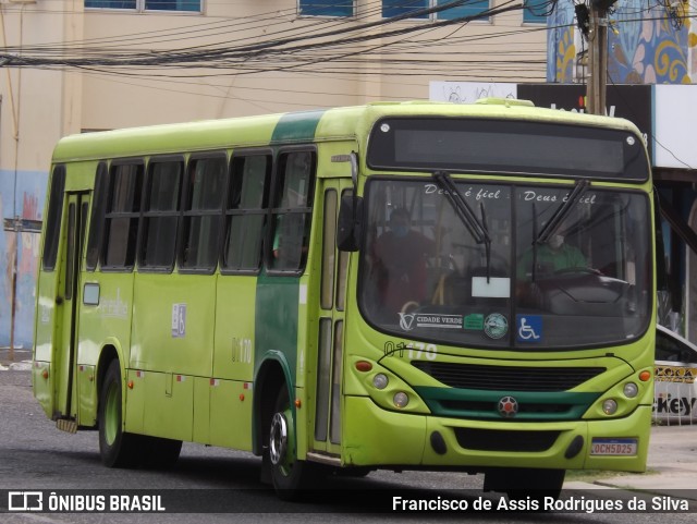 Transporte Coletivo Cidade Verde 01170 na cidade de Teresina, Piauí, Brasil, por Francisco de Assis Rodrigues da Silva. Número da foto: #9601407.