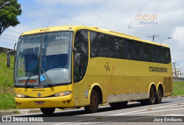 Viação Itapemirim 5873 na cidade de Campinas, São Paulo, Brasil, por Jacy Emiliano. ID da foto: 9601656.