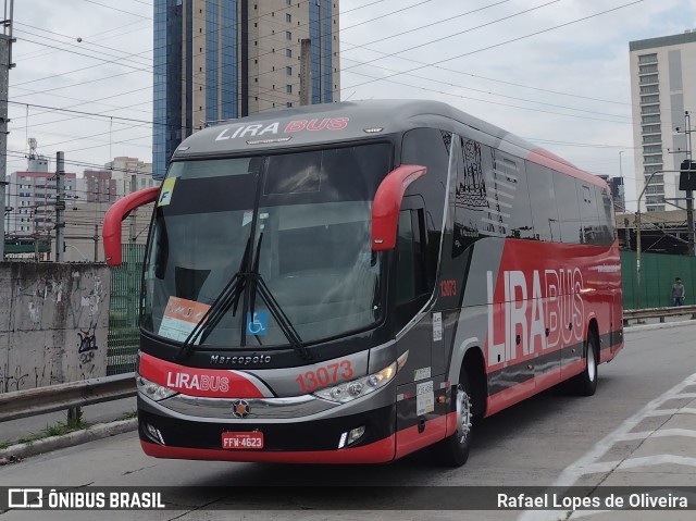 Lirabus 13073 na cidade de São Paulo, São Paulo, Brasil, por Rafael Lopes de Oliveira. ID da foto: 9601823.