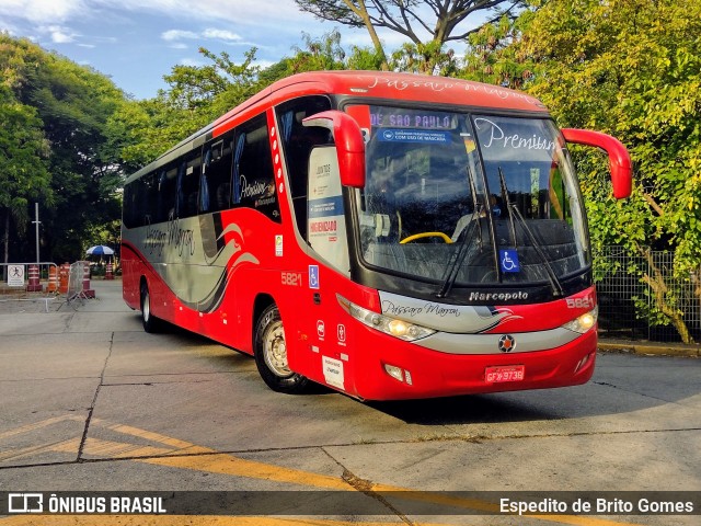 Empresa de Ônibus Pássaro Marron 5821 na cidade de São Paulo, São Paulo, Brasil, por Espedito de Brito Gomes. ID da foto: 9601346.