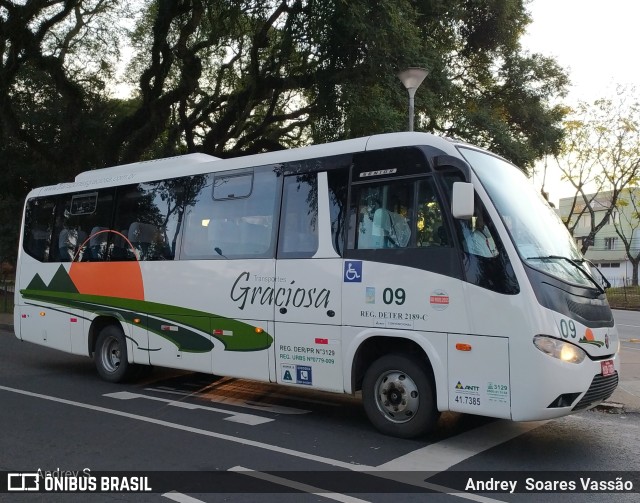 Transportes Graciosa 09 na cidade de Curitiba, Paraná, Brasil, por Andrey  Soares Vassão. ID da foto: 9601482.